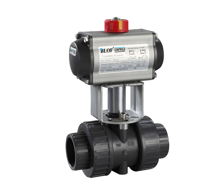 Q661F-10气动PVC球阀